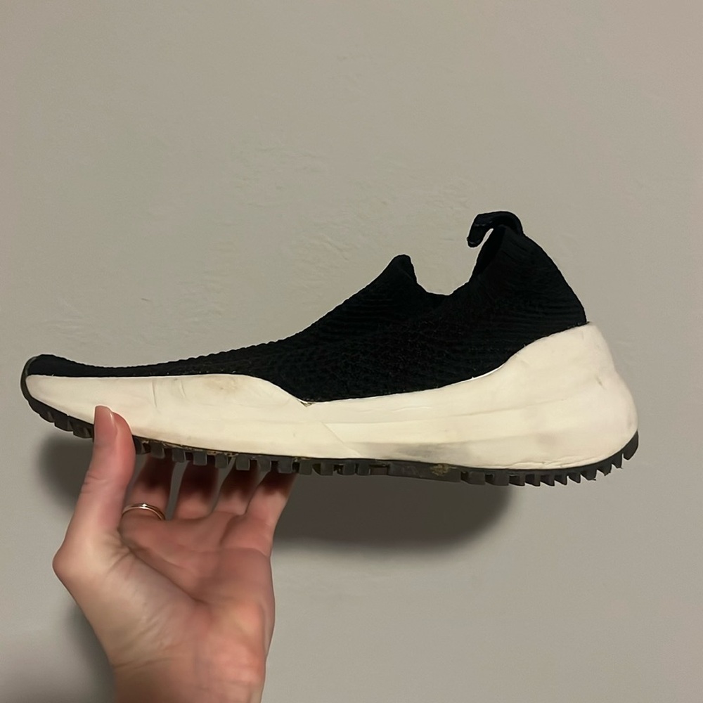 Gently worn Zara black mesh shoes